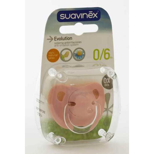CHUPETE LATEX T - SUAVINEX EVOLUTION (T ANATOMICA 0- 6 M)
