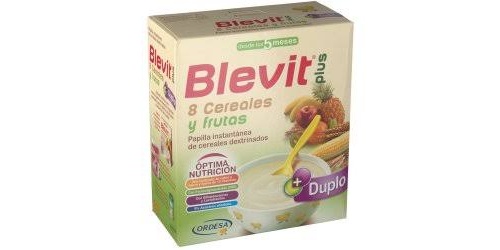 BLEVIT PLUS DUPLO 8 CEREALES Y FRUTAS (600 G)