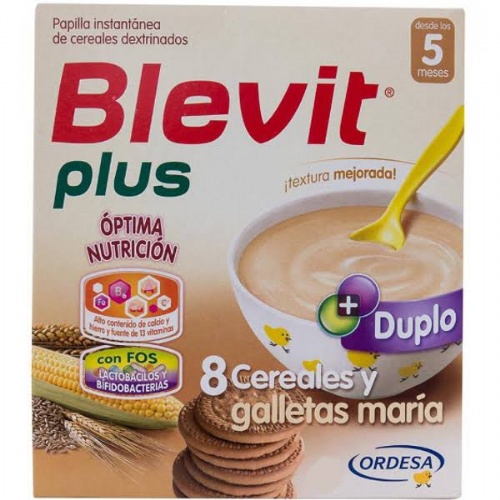 BLEVIT PLUS 8 CEREALES Y GALLETAS (DUPLO 600 G)