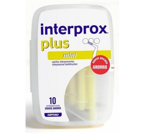 CEPILLO ESPACIO INTERPROXIMAL - INTERPROX PLUS (MINI ENVASE AHORRO 10 U)