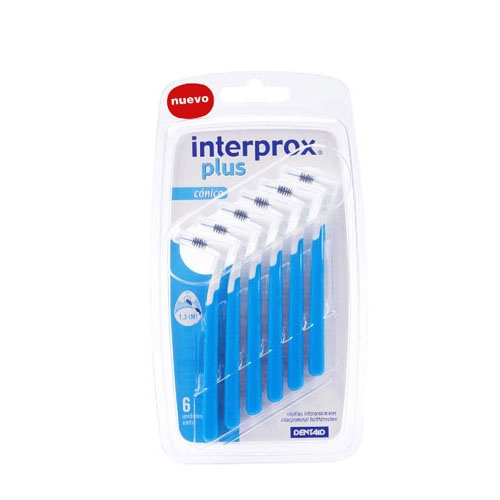 CEPILLO ESPACIO INTERPROXIMAL - INTERPROX PLUS (CONICO 6 U)