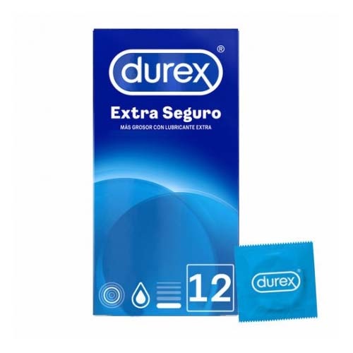 DUREX EXTRA SEGURO - PRESERVATIVOS (12 U)