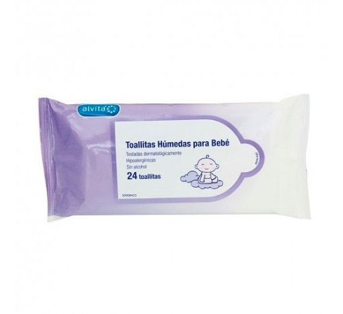 ALVITA TOALLITAS HUMEDAS PARA BEBES (24 U)