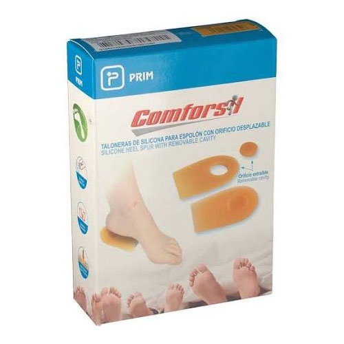 TALONERA ESPOLON ORIFICIO DESPLAZABLE - COMFORSIL SILICONA (T- MED 2 U)