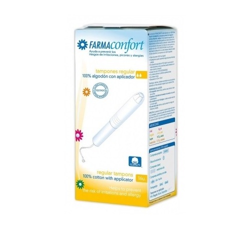 TAMPONES 100%ALGODON - FARMACONFORT (REGULAR 16 U)