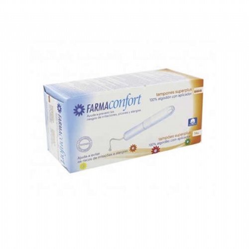 TAMPONES 100%ALGODON - FARMACONFORT (SUPER PLUS 14 U)