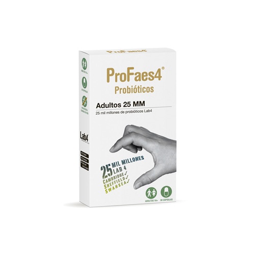 PROFAES4 PROBIOTICO ADULTOS  25 MM (MILMILLONES) (30 CAPSULAS)