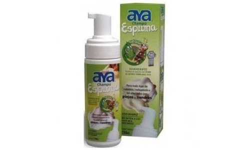 AYA CHAMPU ESPUMA ANTIPIOJOS CON LIENDRERA (150 ML)