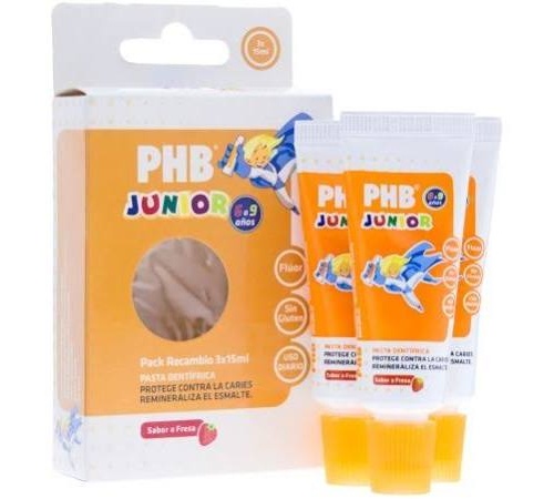 PHB PACK JUNIOR PASTA DENTAL (15 ML 3 U)