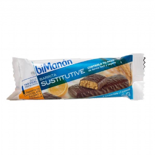 BIMANAN BARRITA CHOCOLATE NEGRO Y NARANJA (40 G 1 U (EXP 24 U))