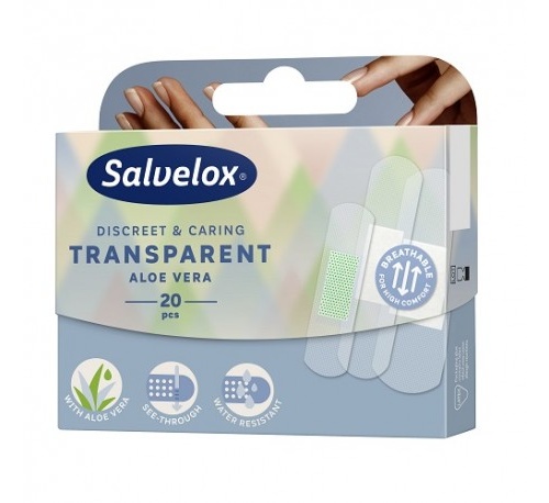 SALVELOX - APOSITO ADHESIVO ALOE VERA (TRANSP 20 APOSITOS)