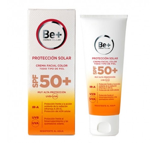 BE+ FOTOPROTECTOR SPF 50+ CREMA FACIAL COLOR - PROTECCION SOLAR (50 ML)