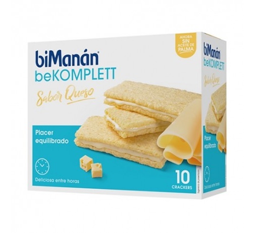 BIMANAN ENTRE HORAS CRACKERS DE QUESO (200 G 10 U)