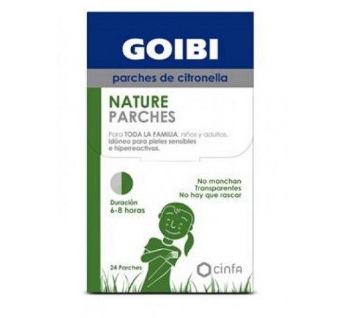 GOIBI PARCHES ADH CITRONELA SOBRE LA ROPA (24 PARCHES)