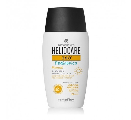 Heliocare 360º spf 50+ pediatrics mineral - protector solar piel sensible y atopica (50 ml)