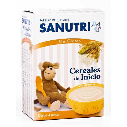 SANUTRI PAPILLA CEREALES SIN GLUTEN (600 G (300 G 2 BOLSAS))