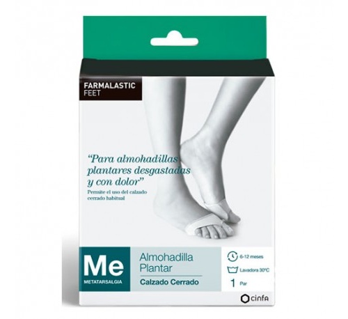 ALMOHADILLA PLANTAR - FARMALASTIC GEL DE SILICONA (T- 42-45)