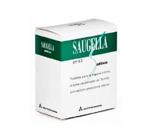 SAUGELLA ATTIVA TOALLITAS LIMPIADORAS (10 TOALLITAS)