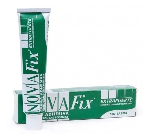 NOVAFIX EXTRA FUERTE - ADHESIVO PROTESIS DENTAL (20 G)