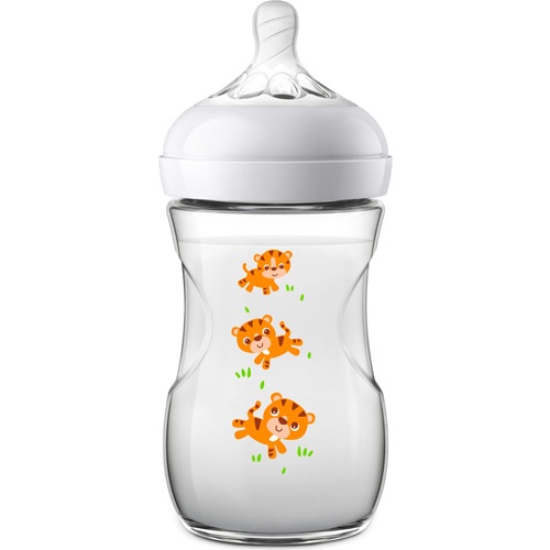 Biberon pp natural - philips avent (260 ml tigres)