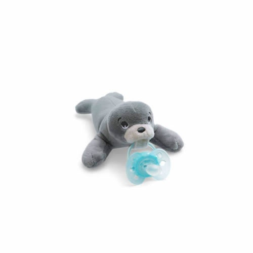 Chupete silicona - philips avent (0- 6 m con peluche foca 1 u)
