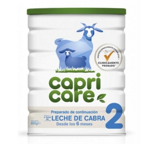 Capricare 2 Leche de cabra Continuación 800 g