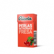 Ricola perlas sin azucar (1 envases 25 g sabor fresa)