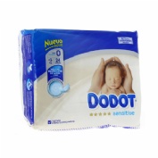 PAÑAL INFANTIL - DODOT SENSITIVE RECIEN NACIDO (T- 0 <3 KG 24U)