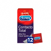 DUREX SENSITIVO CONTACTO TOTAL - PRESERVATIVOS (12 U)