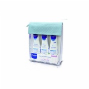 Mustela neceser basico - balsamo colonia crema gel (azul)