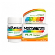 Multicentrum plus ginseng y ginkgo (30 comp)