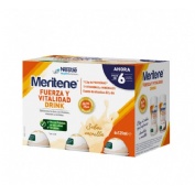 Meritene fuerza y vitalidad drink (pack vainilla 6 u x 125 ml)