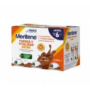 Meritene fuerza y vitalidad drink (pack chocolate 6 u x 125 ml)