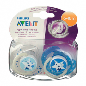 CHUPETE SILICONA - PHILIPS AVENT (6 - 18 M 2 U NOCTURNO)