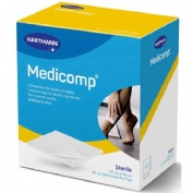 Compresas de tejido no tejido esteriles medicomp 50 unidades 10 x 10 cm
