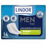 Absorbente incontinencia orina ligera - molicare premium men pad (5 gotas 14 unidades)