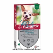 ADVANTIX SOLUCION SPOT-ON PARA PERROS HASTA 4 kg