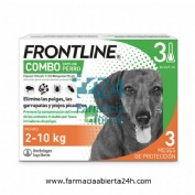 FRONTLINE COMBO 67,00 mg / 60,30 mg SOLUCION SPOT-ON PARA PERROS 2-10 kg
