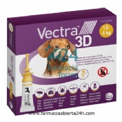 VECTRA 3D SOLUCION SPOT-ON PARA PERROS DE 1,5 A 4 kg