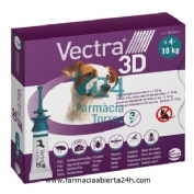 VECTRA 3D SOLUCION SPOT-ON PARA PERROS DE 4 A 10 kg