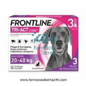 FRONTLINE TRI-ACT 270,4 mg / 2019,2 mg SOLUCION SPOT-ON PARA PERROS 20-40 kg