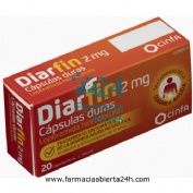 DIARFIN 2 mg CAPSULAS DURAS , 20 cápsulas