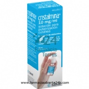 CRISTALMINA 10 mg/ml SOLUCION PARA PULVERIZACION CUTANEA, 1 frasco de 125 ml