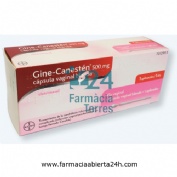 GINE-CANESTEN 500 MG CAPSULA VAGINAL BLANDA ,  1 capsula vaginal blanda + 1 aplicador