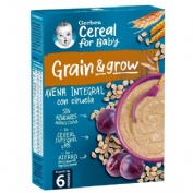 Gerber avena integral con ciruela (1 estuche 250 g)