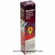 NOVIDOL 50 MG/ML SOLUCION PARA PULVERIZACION CUTANEA, 1 envase de 50 ml
