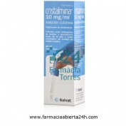 CRISTALMINA 10 mg/ml SOLUCION CUTANEA, 1 frasco de 25 ml