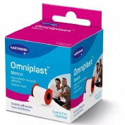 ESPARADRAPO HIPOALERGICO - OMNIPLAST (TEJIDO RESISTENTE BLANCO 5 M X 5 CM)