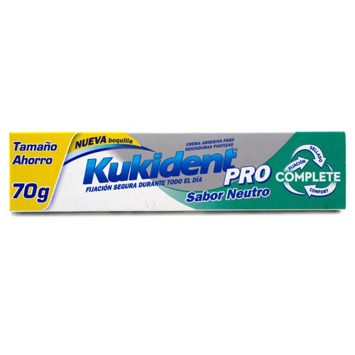 KUKIDENT PRO - CREMA ADH PROTESIS DENTAL (NEUTRO 70 G)