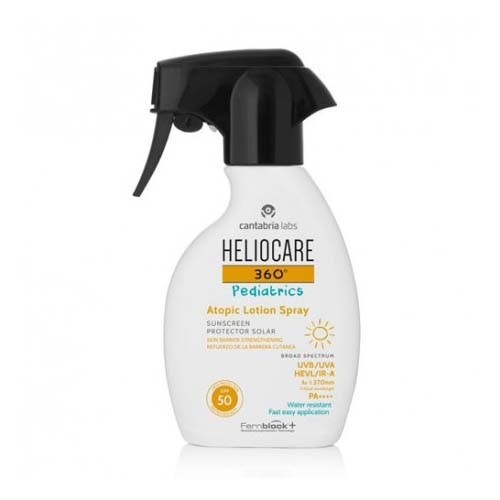Heliocare 360º spf 50+ pediatrics atopic lotion - protector solar (spray 250 ml)